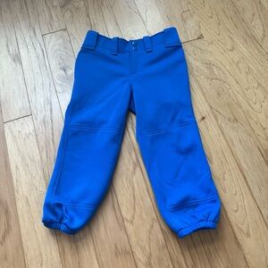 Mizuno Blue and White Softball Bottoms